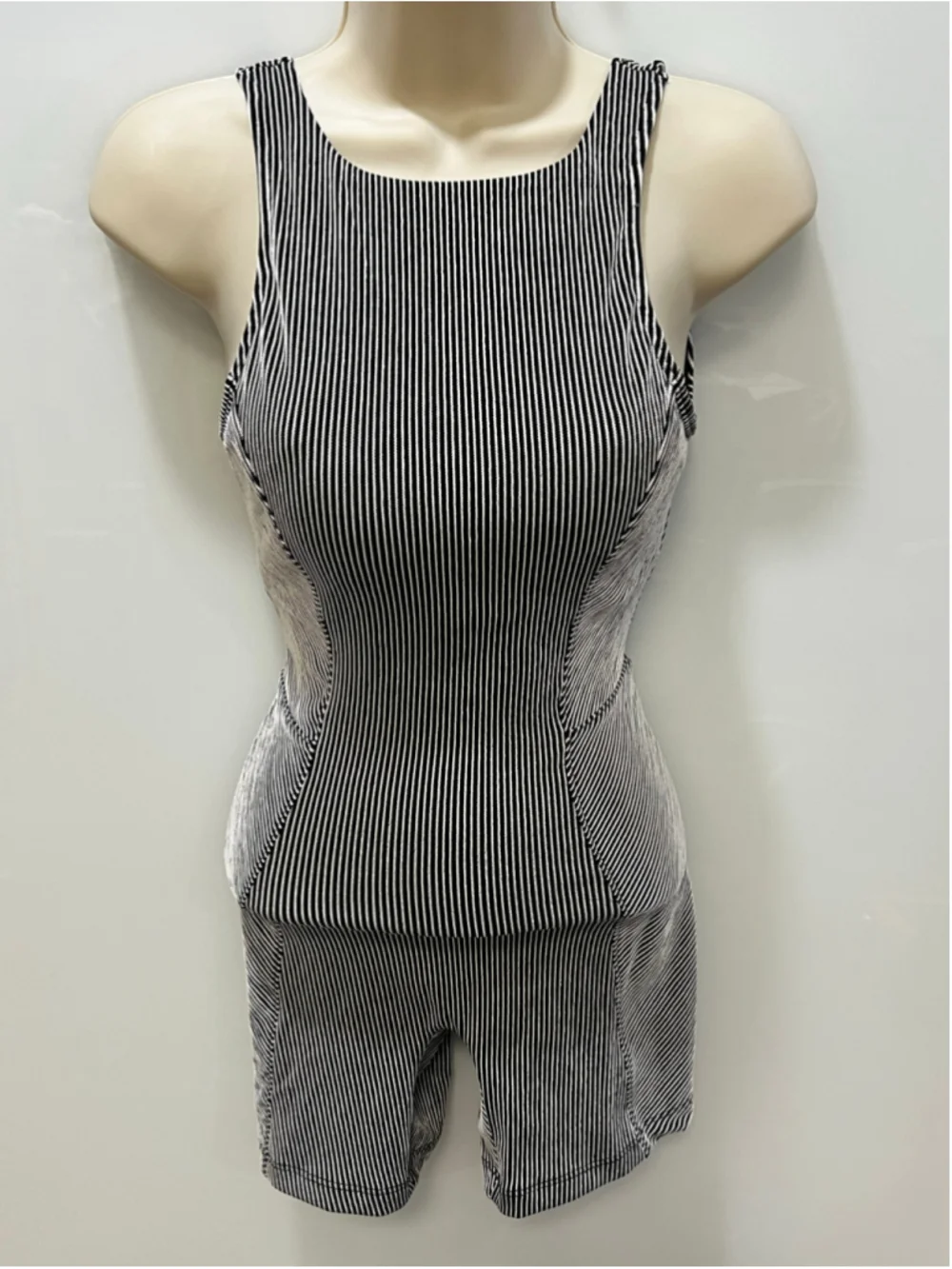 GiGi C Monti Romper|Black&White|XS|NWT|
